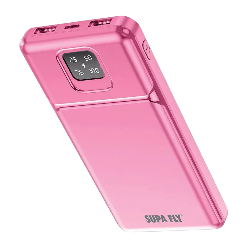 Supa-Fly Power Bank 10000mAh Pink