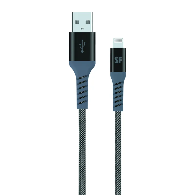 Supa-Fly Signature MFi Lightning Cable Titanium